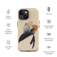 Fungal Crow Skull - Tough Case for iPhone®