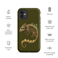 Fungal Chameleon Skeleton - Tough Case for iPhone®