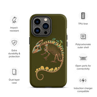 Fungal Chameleon Skeleton - Tough Case for iPhone®