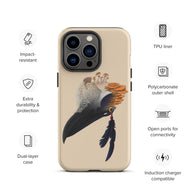 Fungal Crow Skull - Tough Case for iPhone®