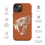Fungal Sabertooth Skull - Tough Case for iPhone®