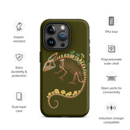 Fungal Chameleon Skeleton - Tough Case for iPhone®