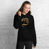 Fungal Chameleon Skeleton - Unisex Hoodie