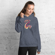 Fluorite Mineral Dragon - Unisex Hoodie