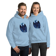 Azurite Mineral Dragon - Adult Unisex Hoodie
