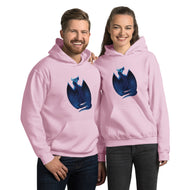 Azurite Mineral Dragon - Adult Unisex Hoodie