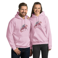 Rhodochrosite Mineral Dragon - Unisex Hoodie