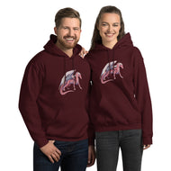 Rhodochrosite Mineral Dragon - Unisex Hoodie