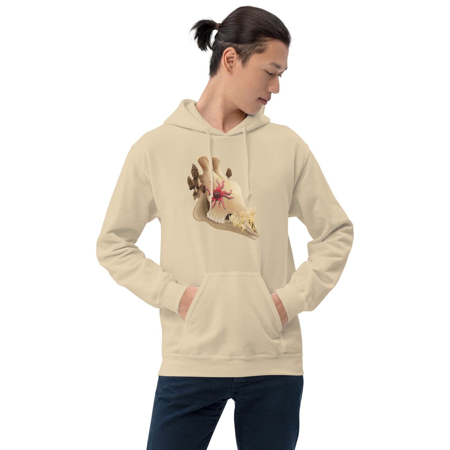 Fungal Giraffe Skull - Unisex Hoodie