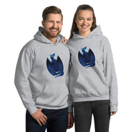 Azurite Mineral Dragon - Adult Unisex Hoodie