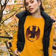 Wulfenite Mineral Dragon - Unisex Long Sleeve Tee