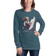 Opal Mineral Dragon - Unisex Long Sleeve Tee