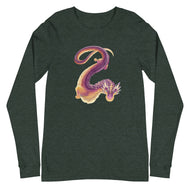 Fluorite Mineral Dragon - Unisex Long Sleeve Tee