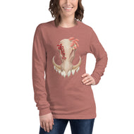 Fungal Warthog Skull - Unisex Long Sleeve Tee