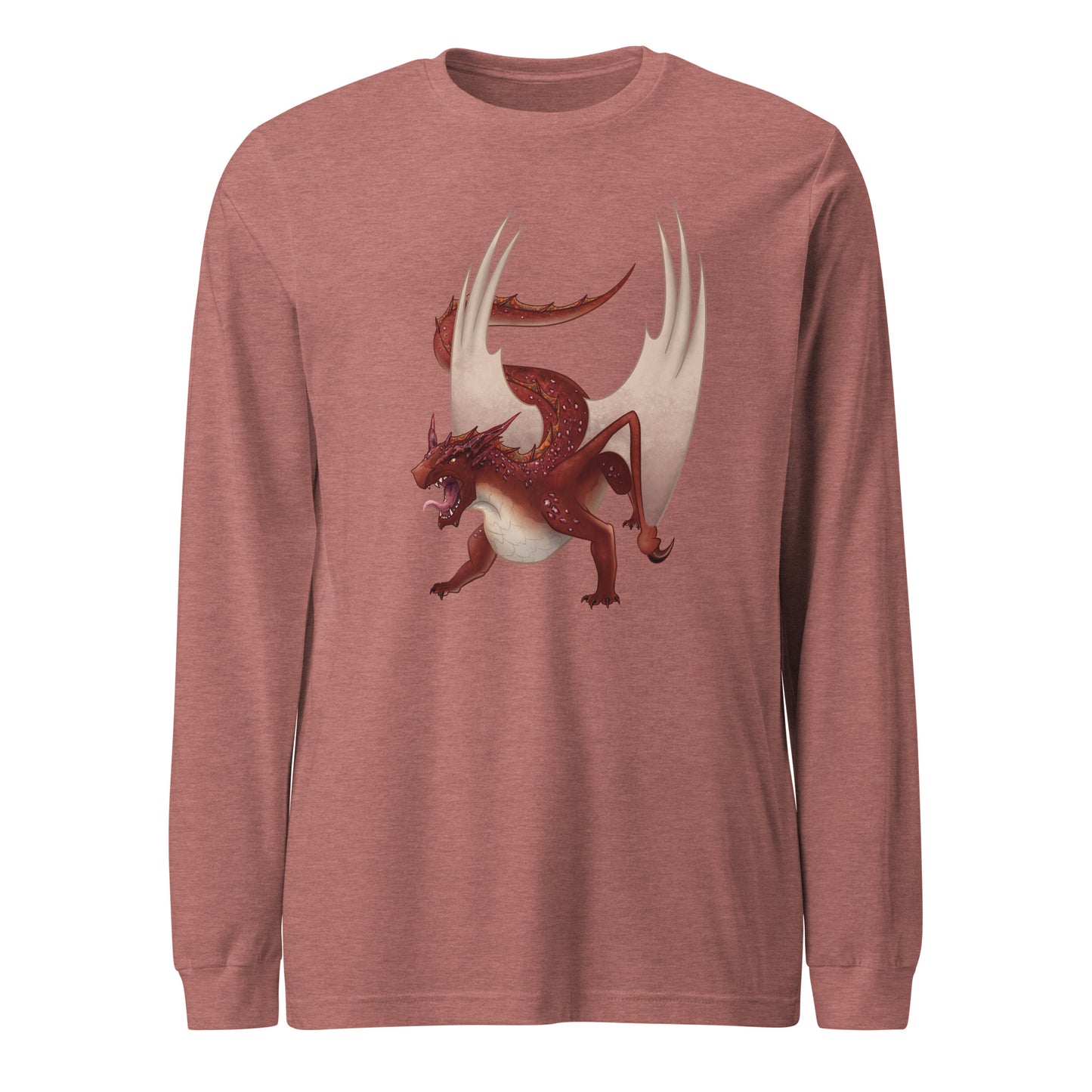 Cinnabar Mineral Dragon - Unisex Long Sleeve Tee