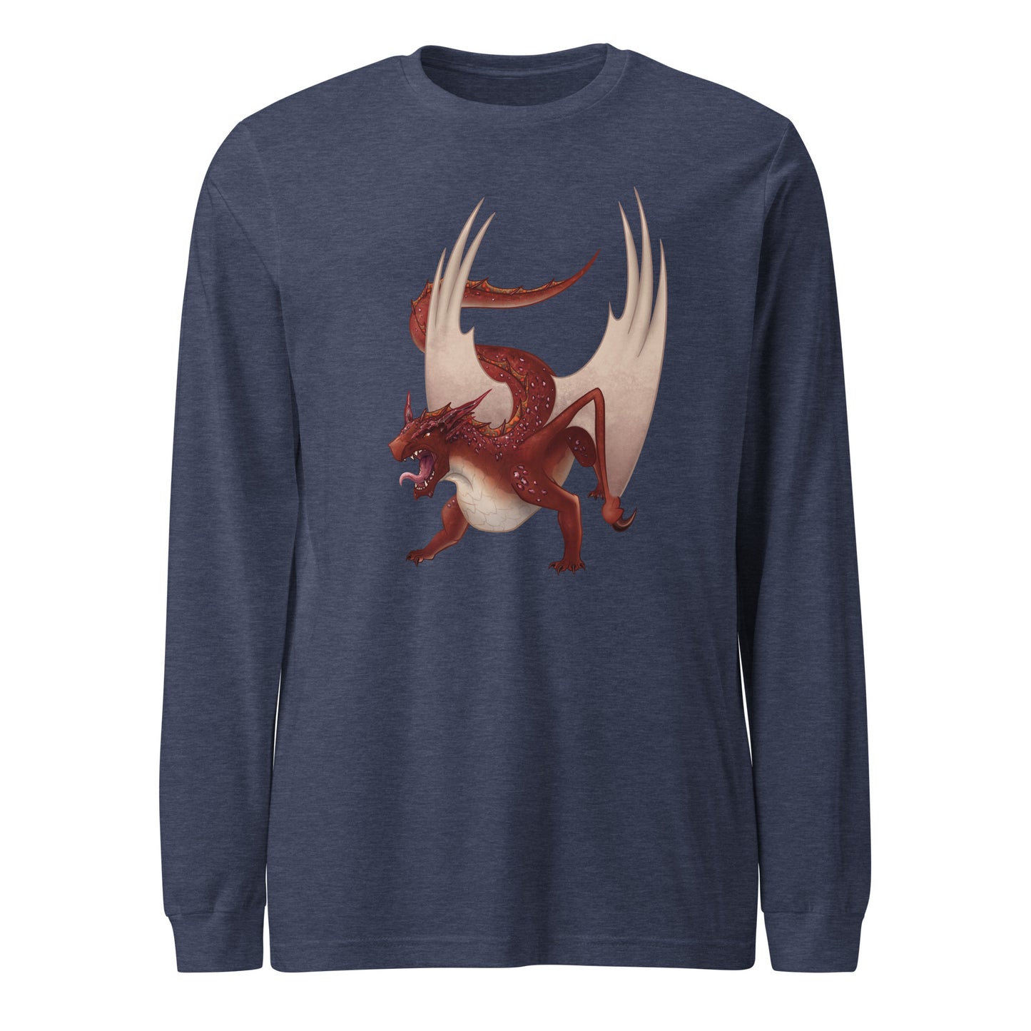 Cinnabar Mineral Dragon - Unisex Long Sleeve Tee