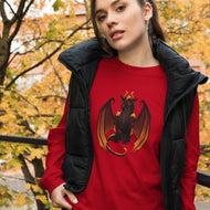 Wulfenite Mineral Dragon - Unisex Long Sleeve Tee