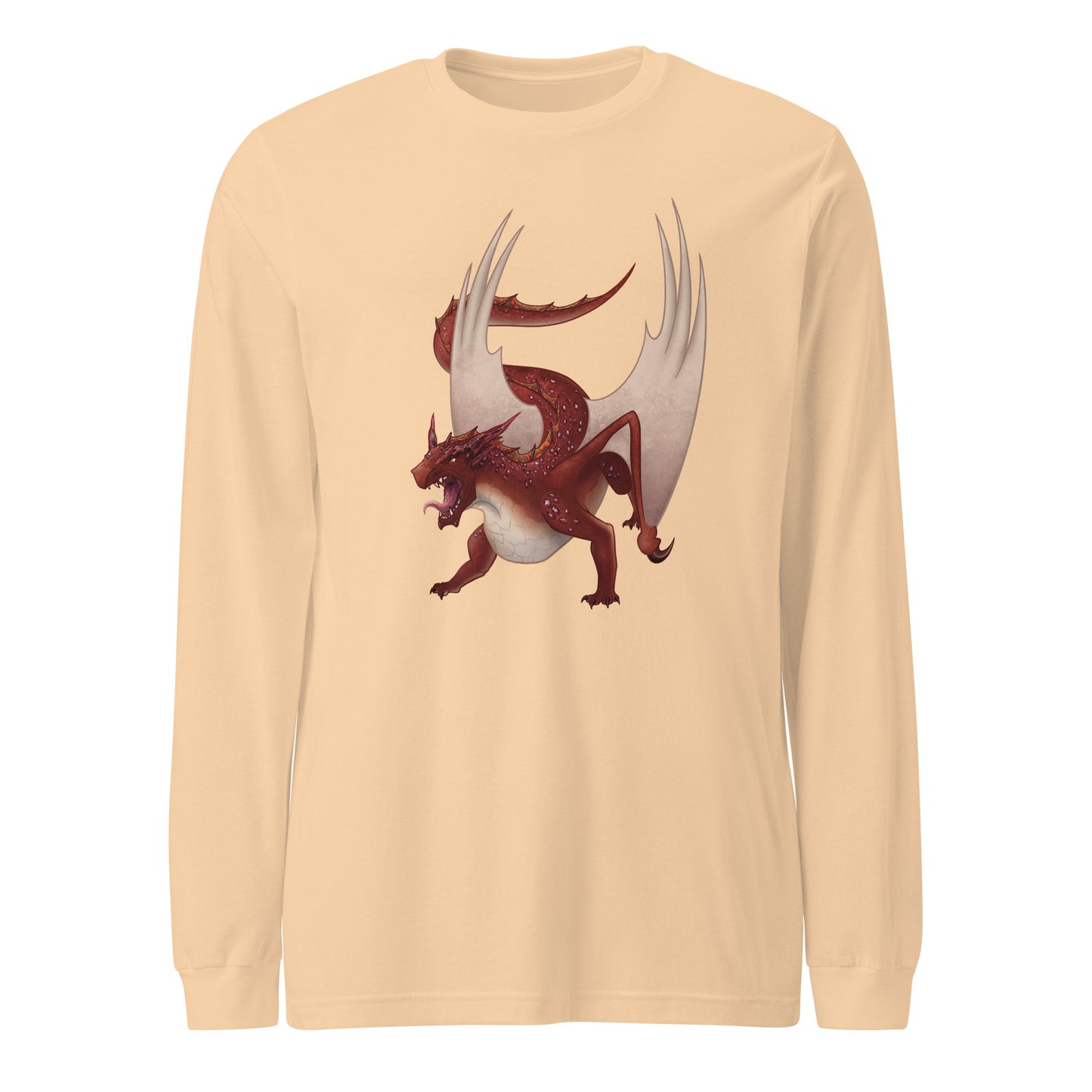 Cinnabar Mineral Dragon - Unisex Long Sleeve Tee