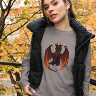 Wulfenite Mineral Dragon - Unisex Long Sleeve Tee