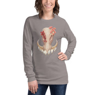 Fungal Warthog Skull - Unisex Long Sleeve Tee