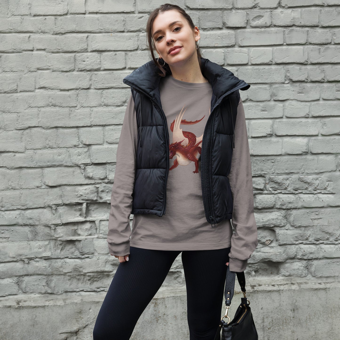 Cinnabar Mineral Dragon - Unisex Long Sleeve Tee