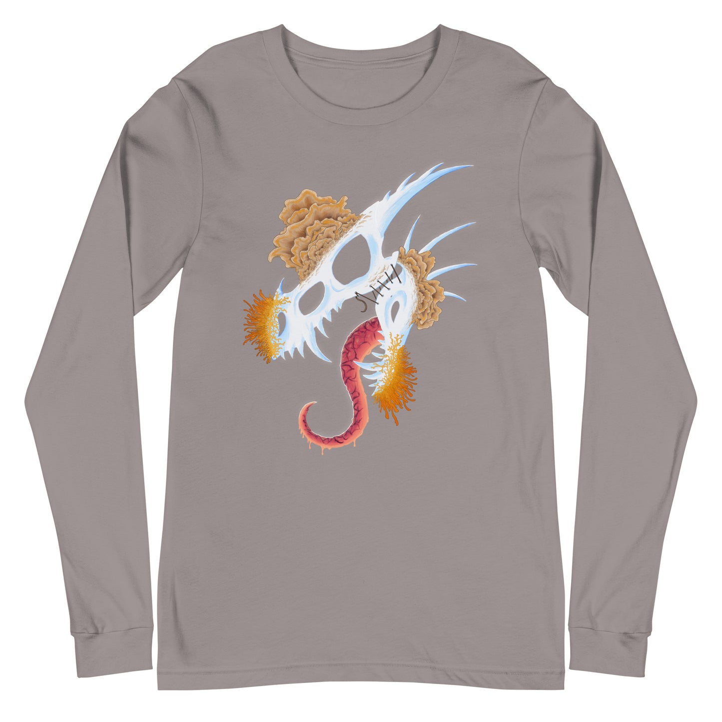 Fungal Dragon Skull - Unisex Long Sleeve Tee