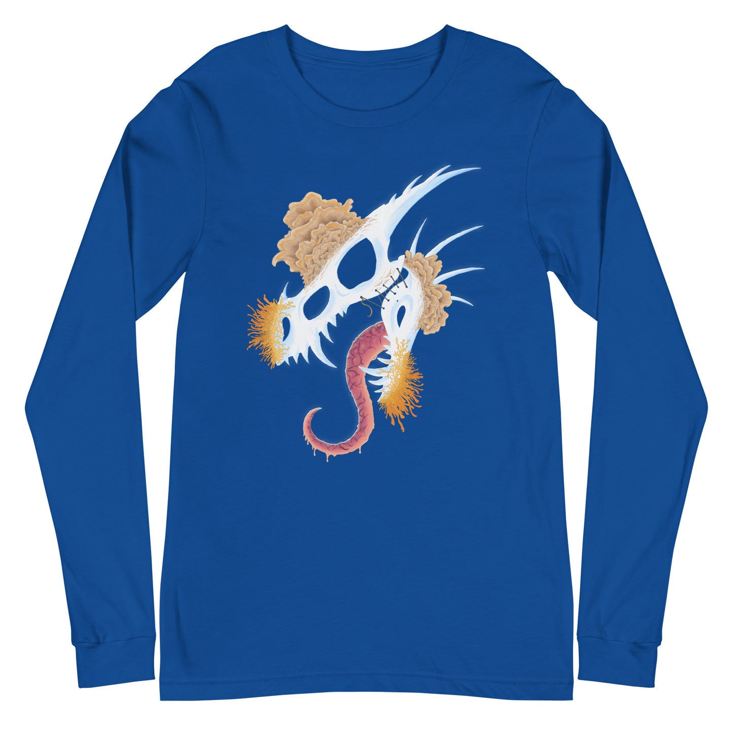 Fungal Dragon Skull - Unisex Long Sleeve Tee