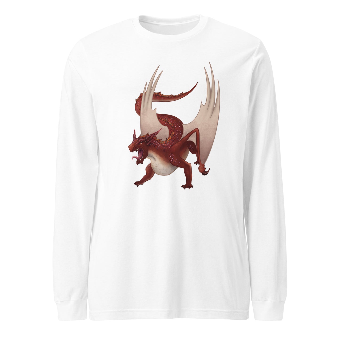 Cinnabar Mineral Dragon - Unisex Long Sleeve Tee