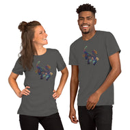 Bismuth Mineral Dragon - Unisex T-Shirt