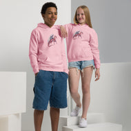 Rhodochrosite Mineral Dragon - Youth Heavy Blend Hoodie