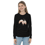 Scolecite Mineral Dragon - Youth Long Sleeve Tee