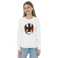 Wulfenite Mineral Dragon - Youth Long Sleeve Tee