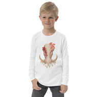 Fungal Warthog Skull - Unisex Youth Long Sleeve Tee