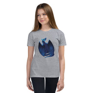 Azurite Mineral Dragon - Youth Short Sleeve T-Shirt