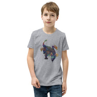 Bismuth Mineral Dragon - Youth Short Sleeve T-Shirt