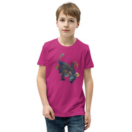 Bismuth Mineral Dragon - Youth Short Sleeve T-Shirt
