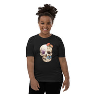 Fungal Human Skull - Youth Short Sleeve T-Shirt