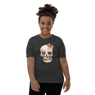 Fungal Human Skull - Youth Short Sleeve T-Shirt