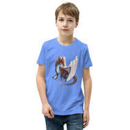 Opal Mineral Dragon - Unisex Youth Short Sleeve T-Shirt