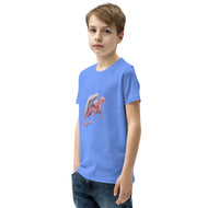 Rhodochrosite Mineral Dragon - Youth Short Sleeve T-Shirt