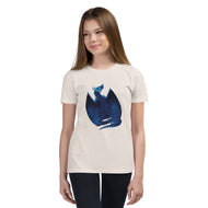 Azurite Mineral Dragon - Youth Short Sleeve T-Shirt