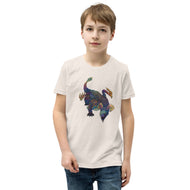Bismuth Mineral Dragon - Youth Short Sleeve T-Shirt