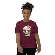 Fungal Human Skull - Youth Short Sleeve T-Shirt