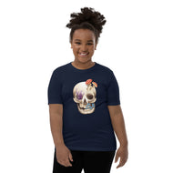 Fungal Human Skull - Youth Short Sleeve T-Shirt