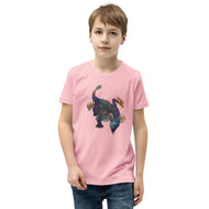 Bismuth Mineral Dragon - Youth Short Sleeve T-Shirt