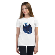 Azurite Mineral Dragon - Youth Short Sleeve T-Shirt