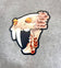 Fungal Sabertooth Skull - Matte Sticker