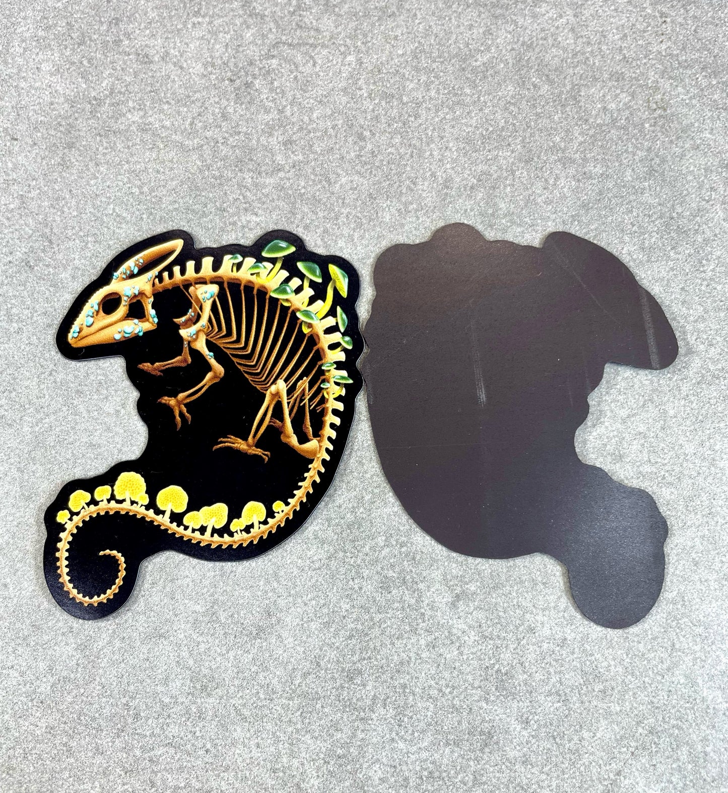 Fungal Chameleon Skeleton - Magnet