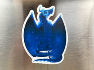 Azurite Mineral Dragon - Magnet