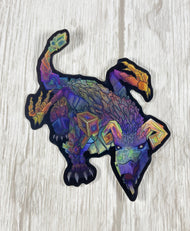 Bismuth Mineral Dragon - Matte Die Cut Sticker
